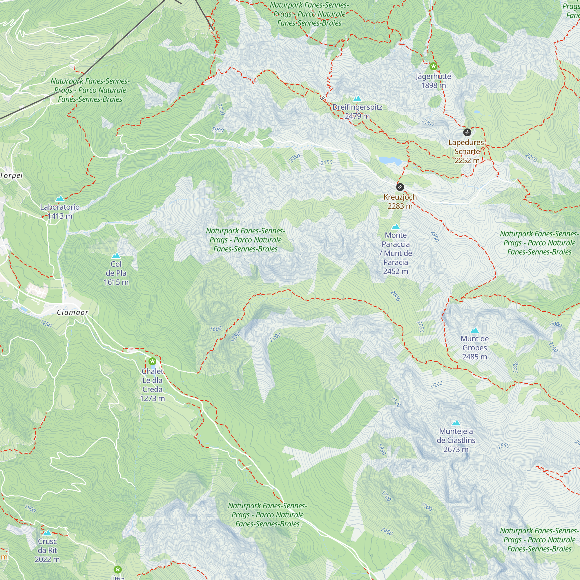Untere Krippesalm (unbewirt.) map