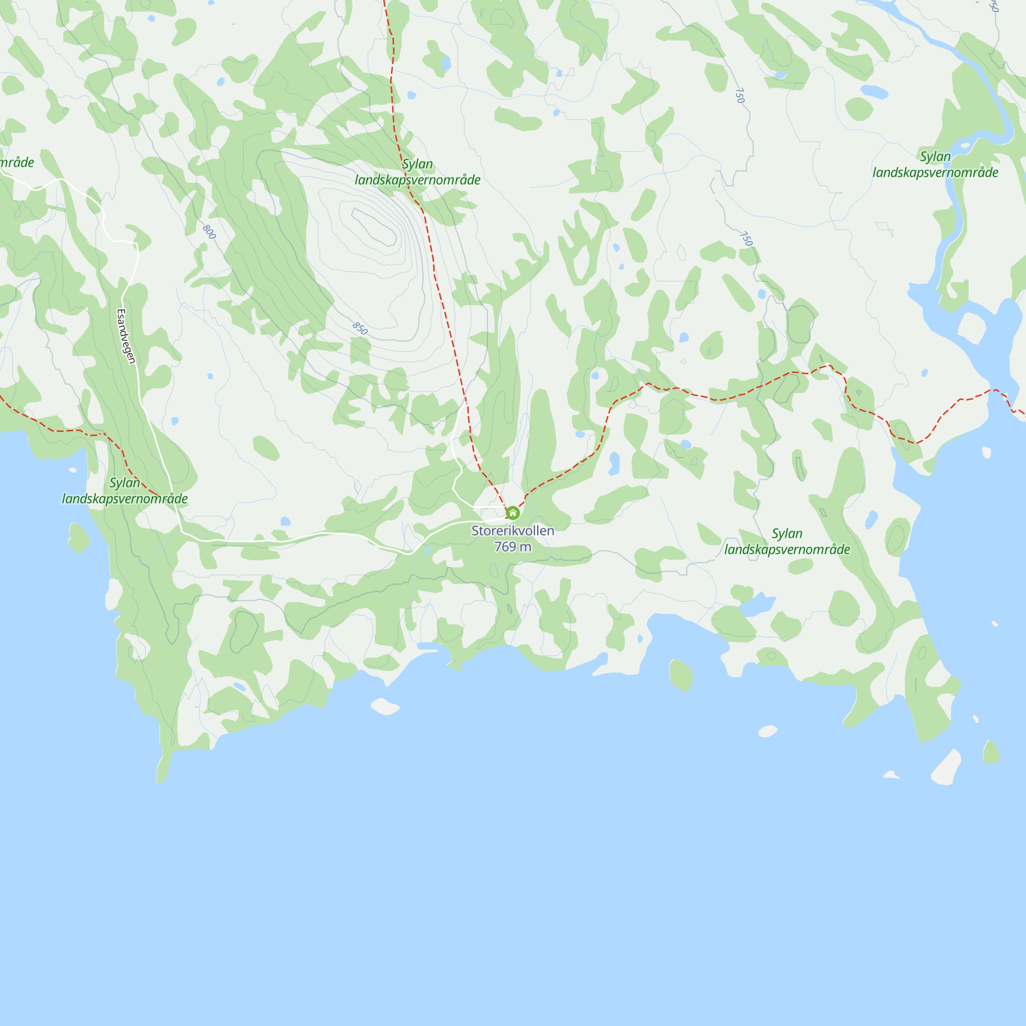 Storerikvollen map
