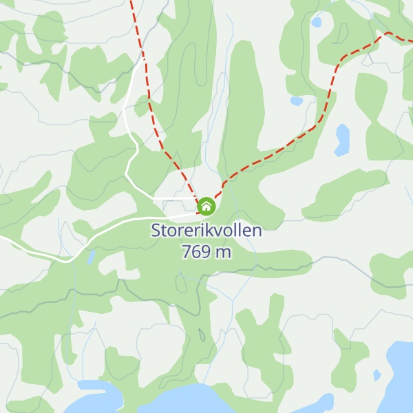 Map of Storerikvollen