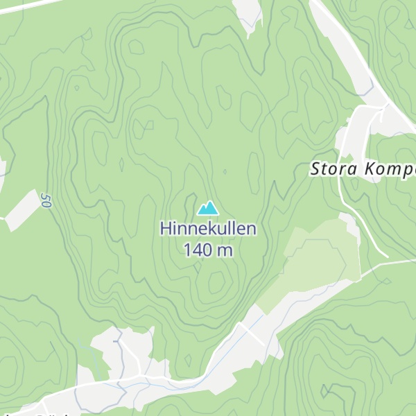Map of Hinnekullen