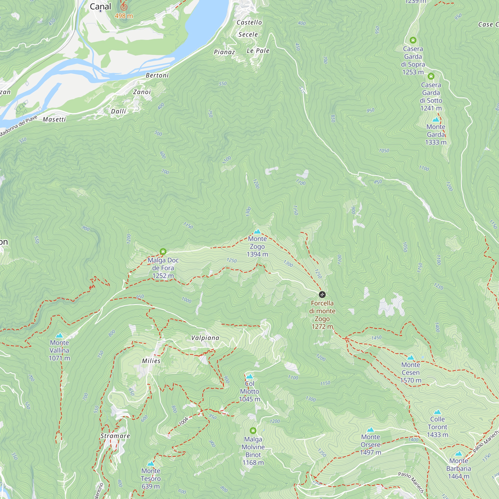 Malga Doc map