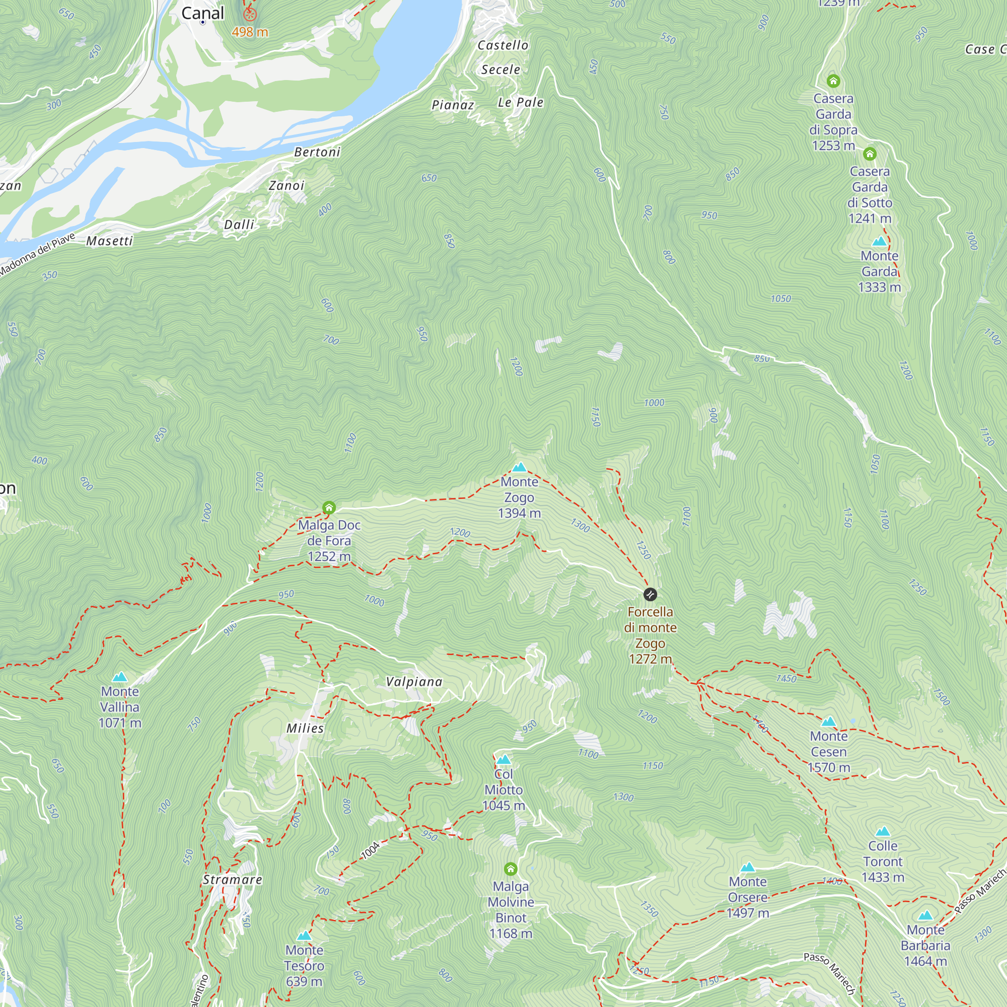 Malga Doc map