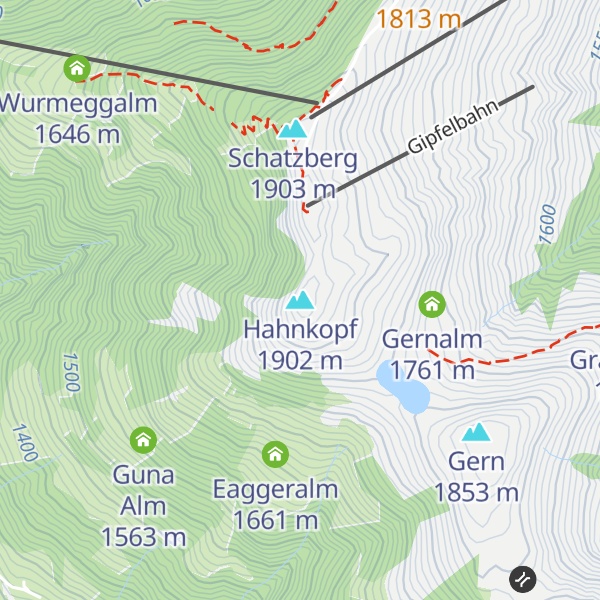 Map of Hahnkopf