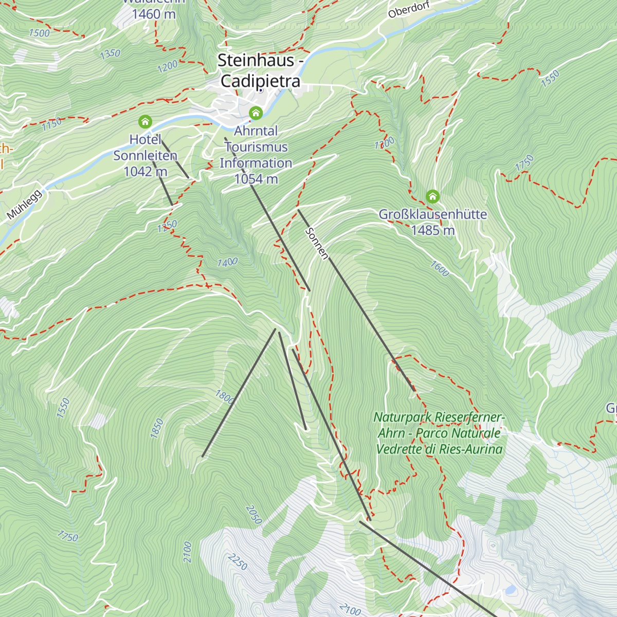 Moaregg Alm map