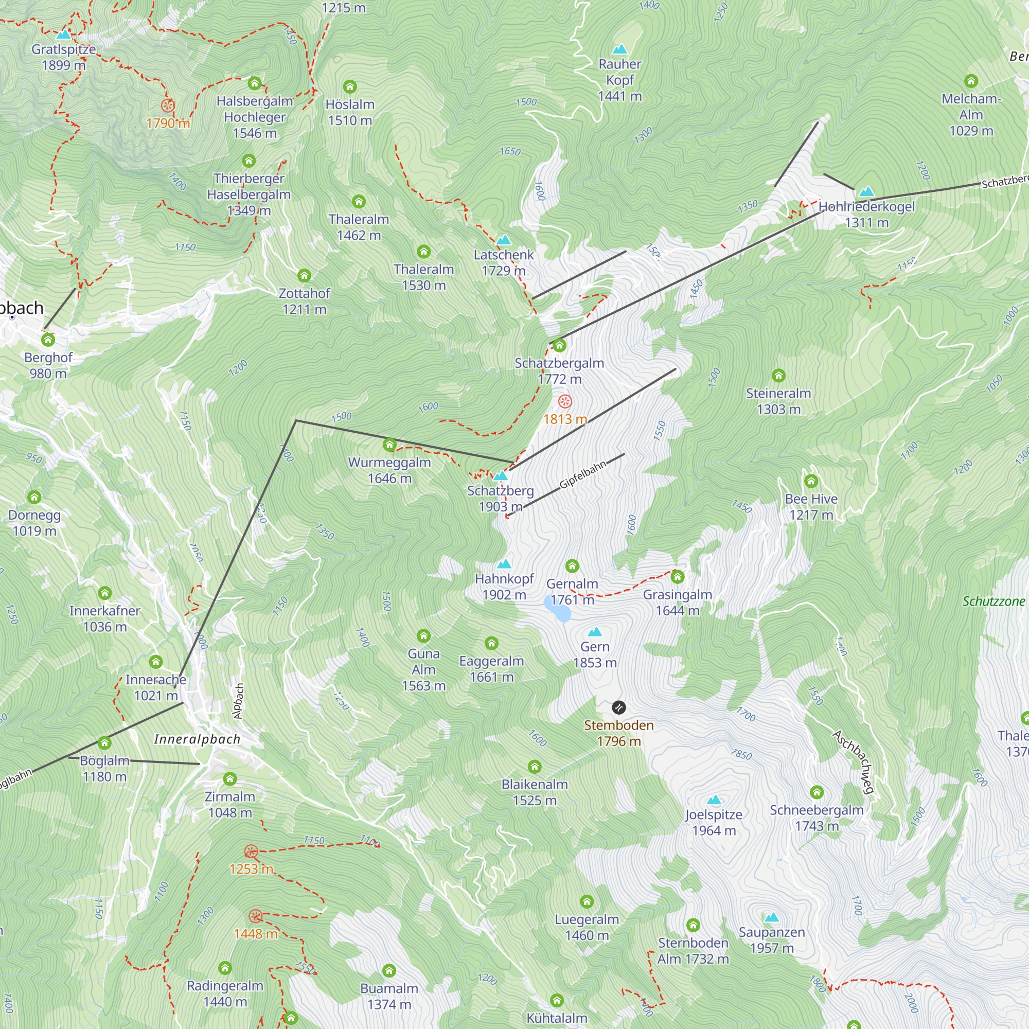 Bergrettungshütte map