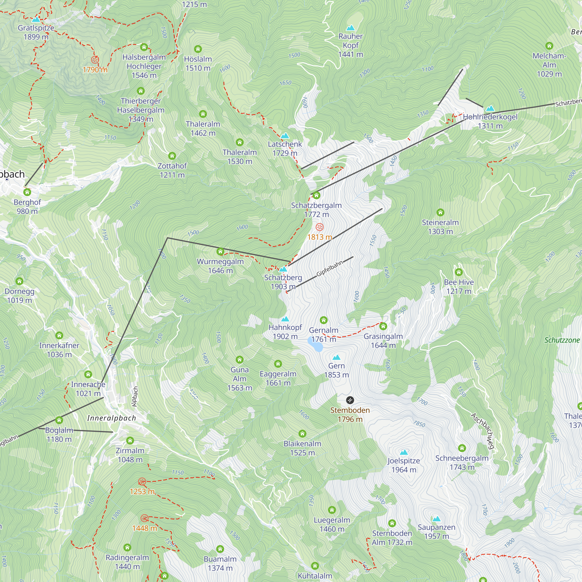 Bergrettungshütte map