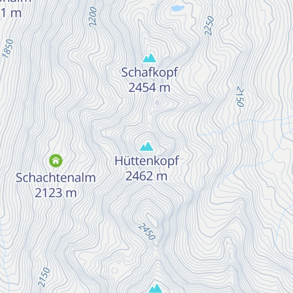 Map of Hüttenkopf