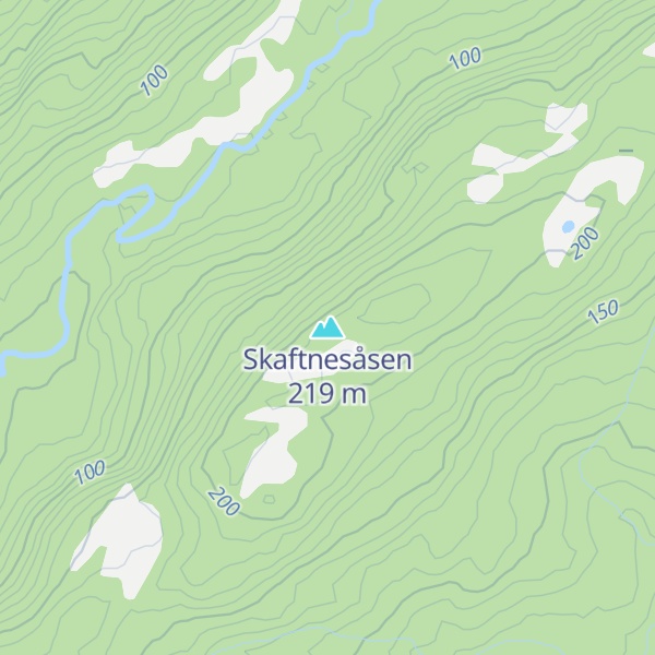 Map of Skaftnesåsen