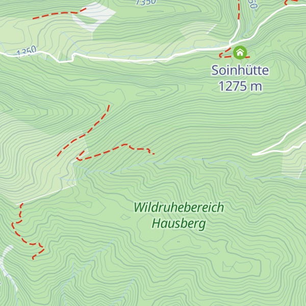Map of Kaiserblickhütte