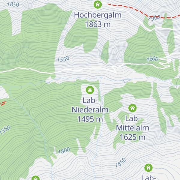 Map of Lab-Niederalm