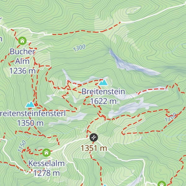 Map of Hubertushütte