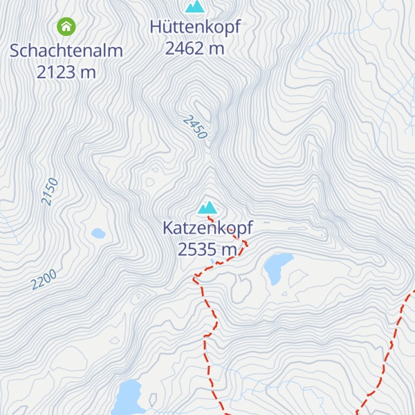 Map of Katzenkopf