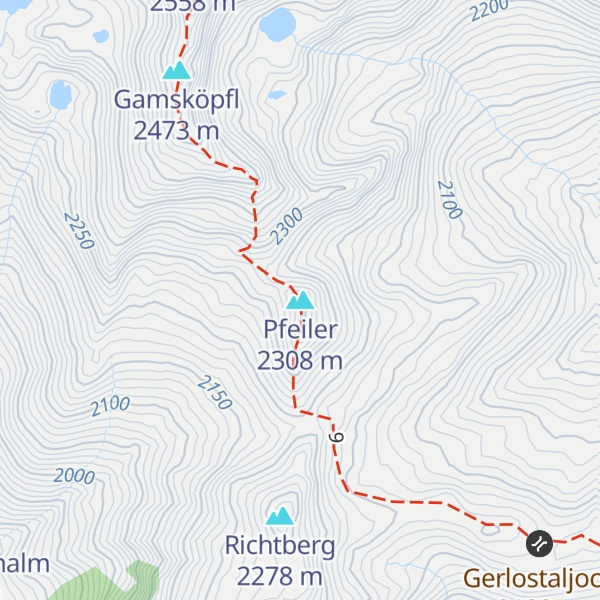 Map of Pfeiler