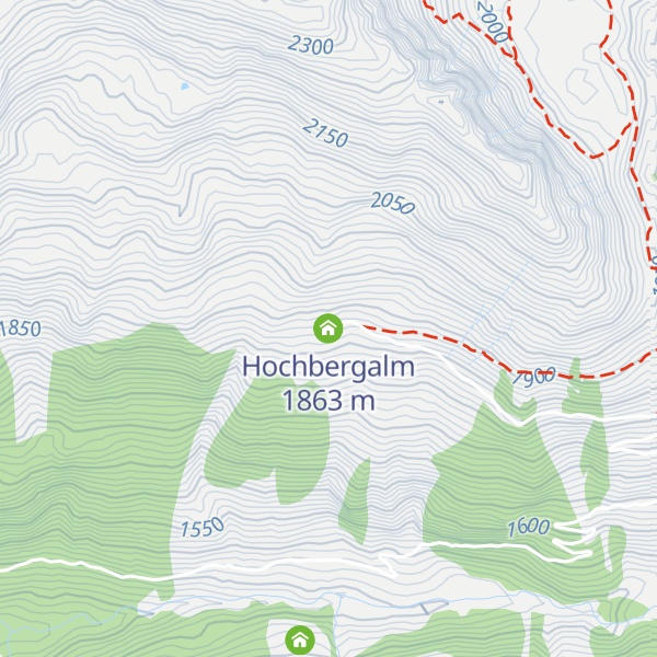 Map of Hochbergalm