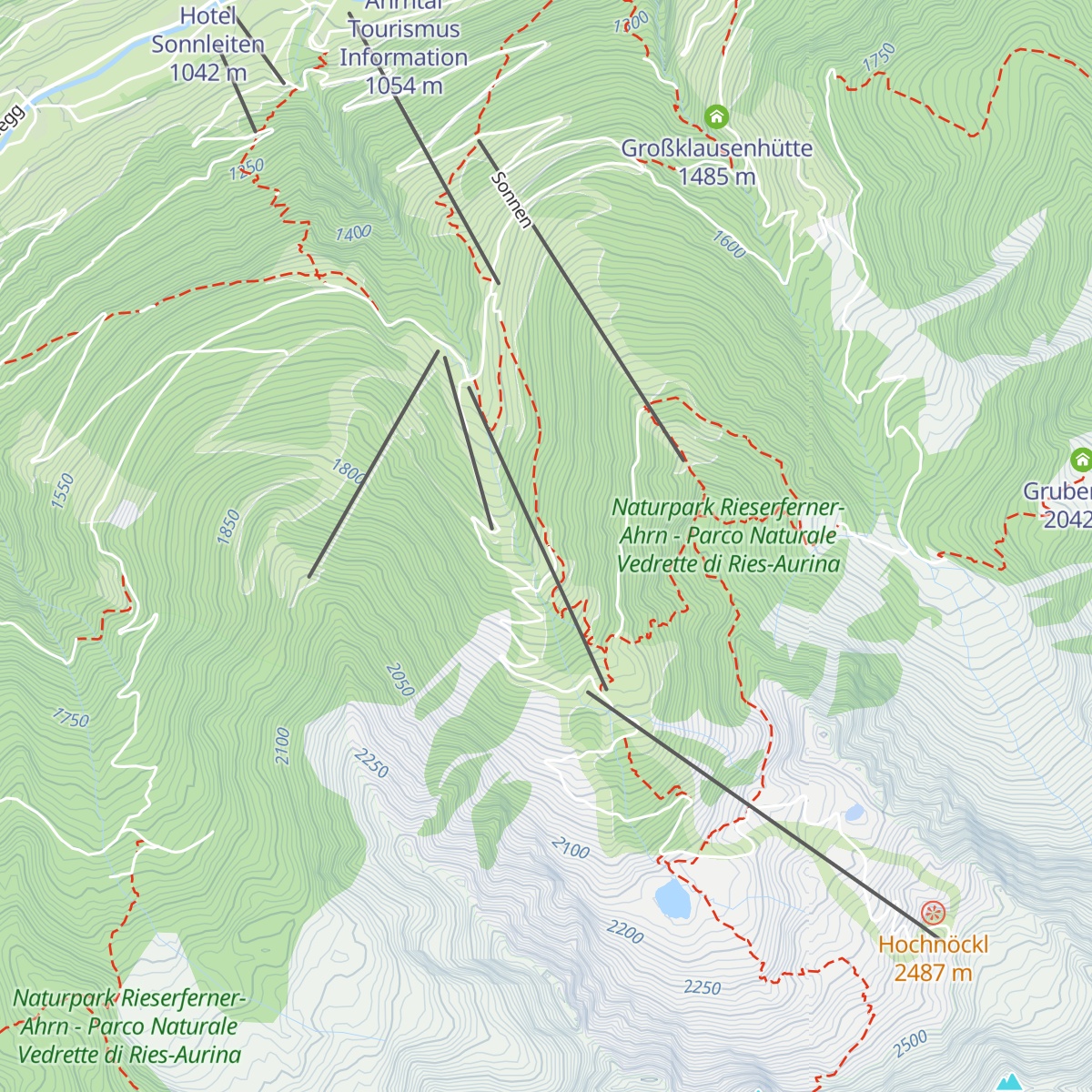 Speck & Schnapsalm map
