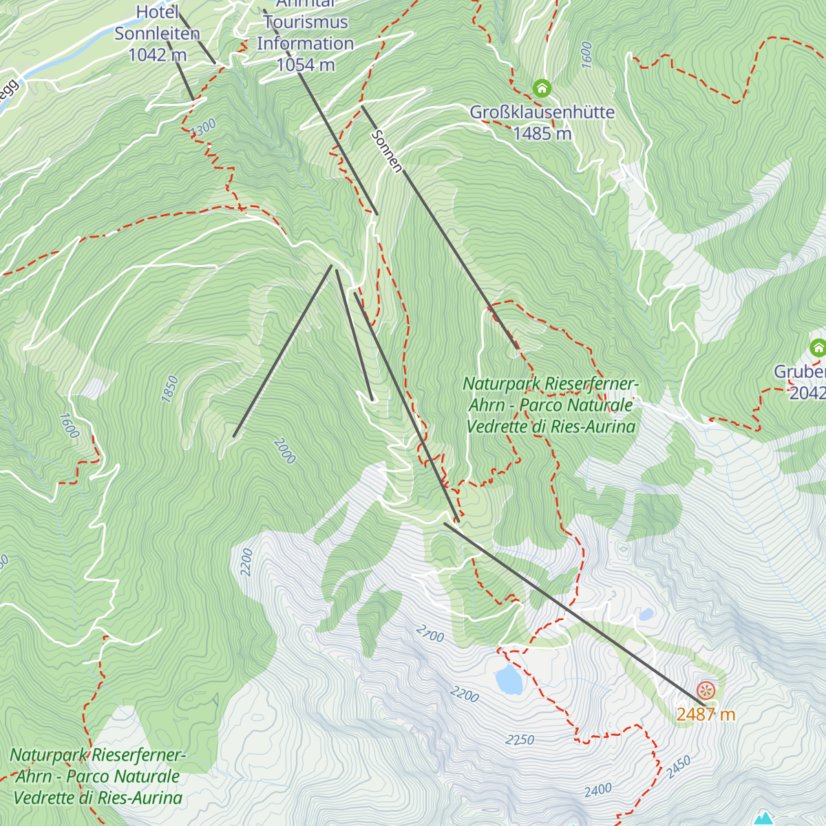 Speck & Schnapsalm map