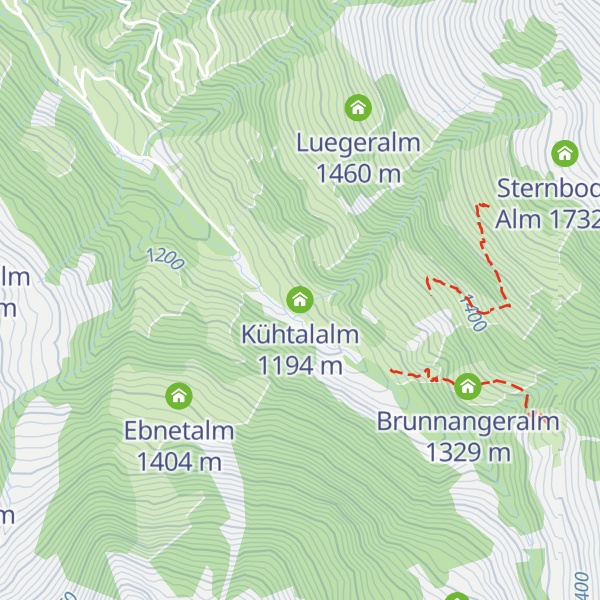 Map of Kühtalalm