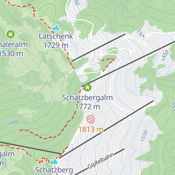 Map of Schatzbergalm