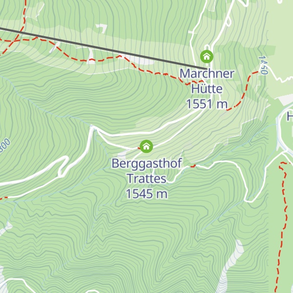 Map of Berggasthof Trattes