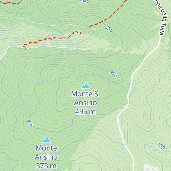 Map of Monte S. Ansino