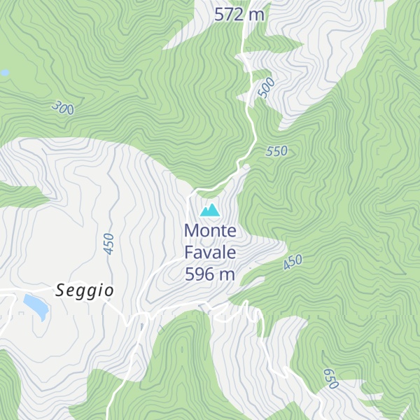 Map of Monte Favale