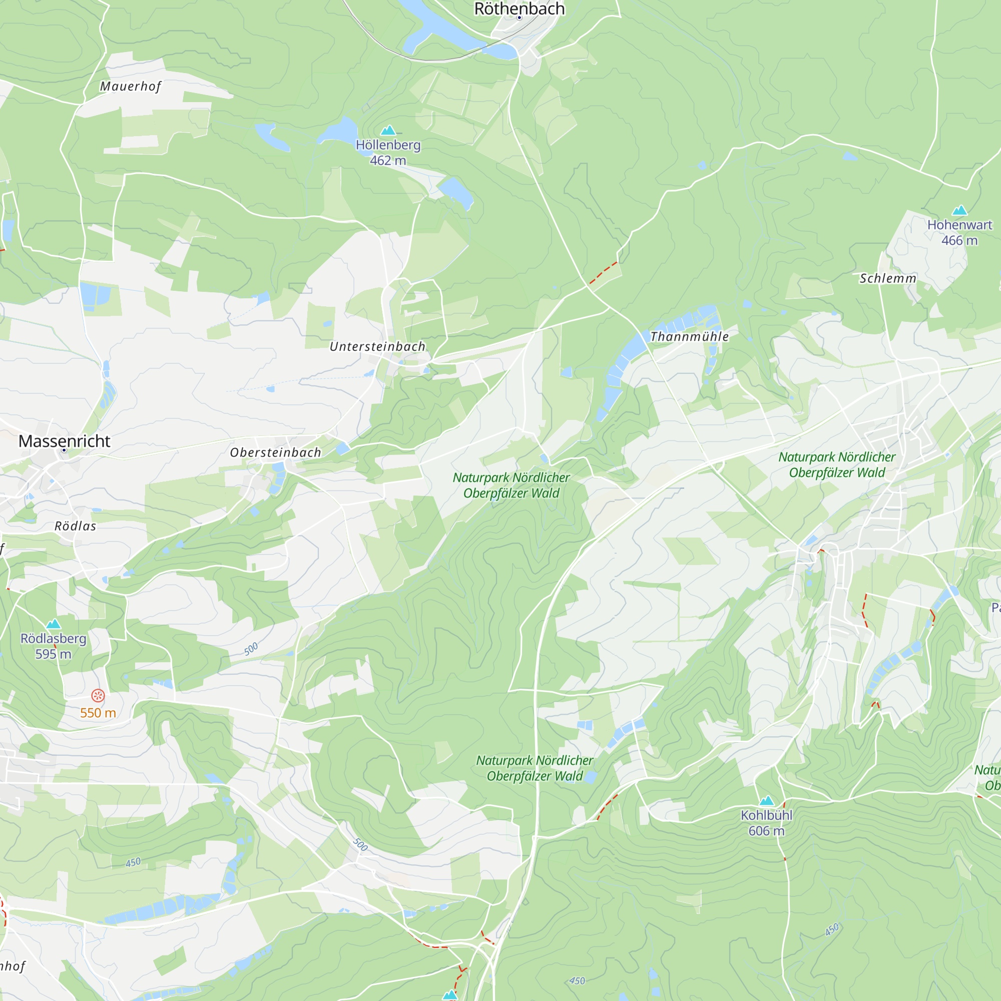 Hainbachhütte map