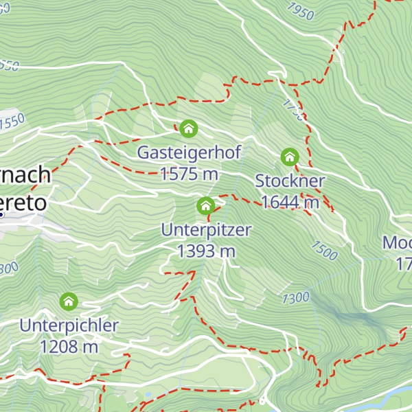 Map of Unterpitzer