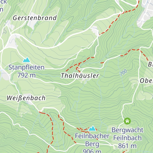 Map of Jugendhaus Thalhäusl