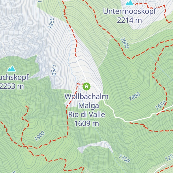 Map of Wollbachalm - Malga Rio di Valle