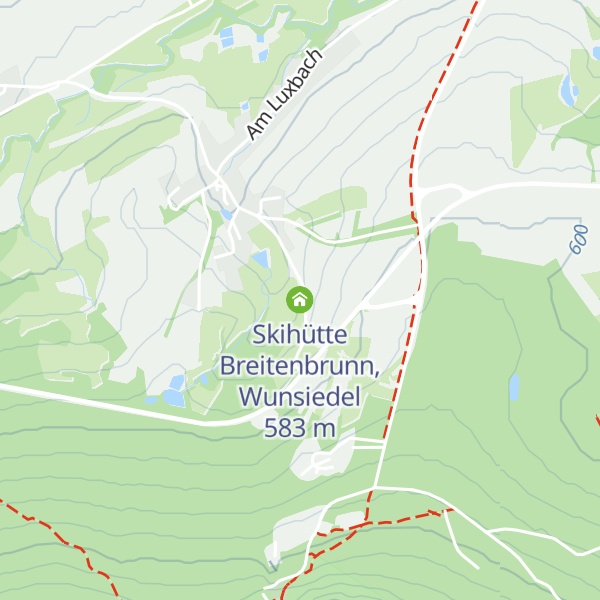 Map of Skihütte Breitenbrunn, Wunsiedel