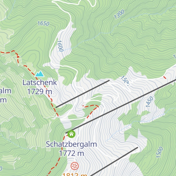 Map of Außerkotkaseralm