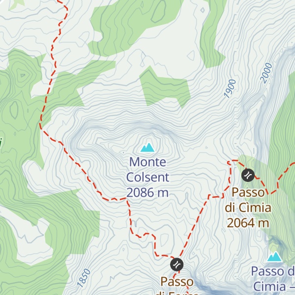 Map of Monte Colsent