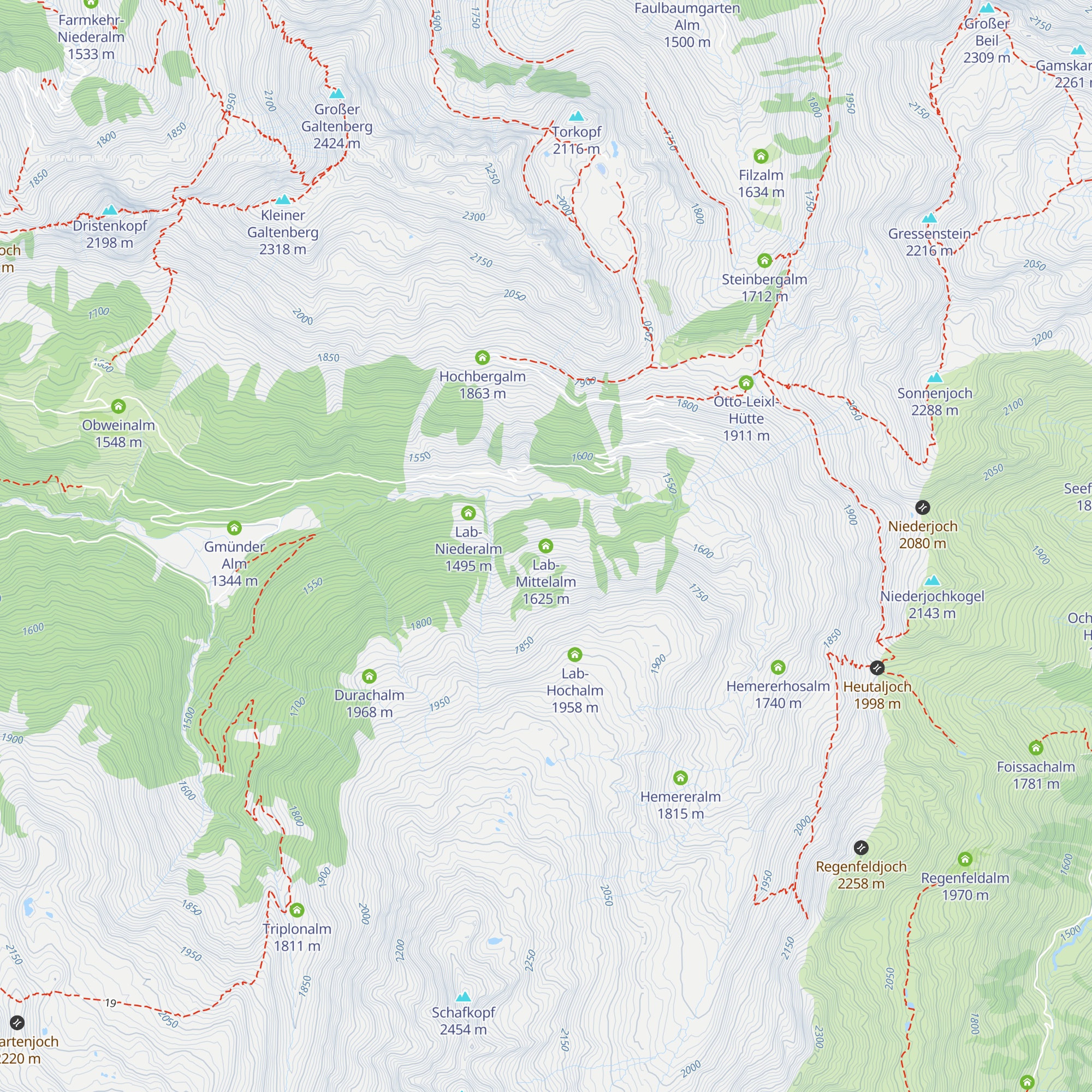 Lab-Mittelalm map