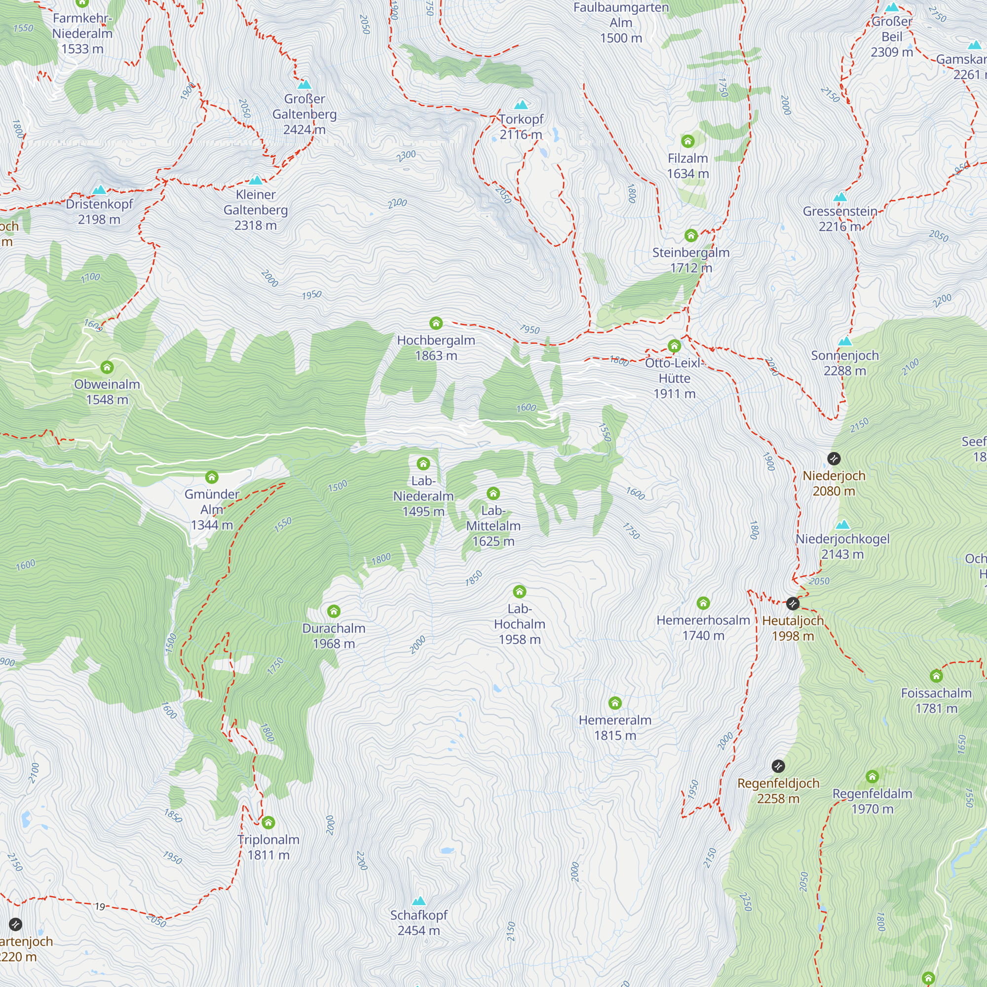 Lab-Mittelalm map