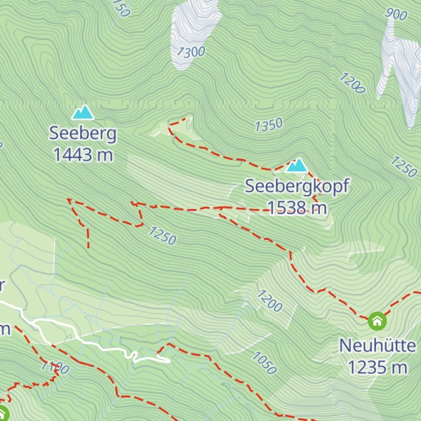 Map of Seebergalm
