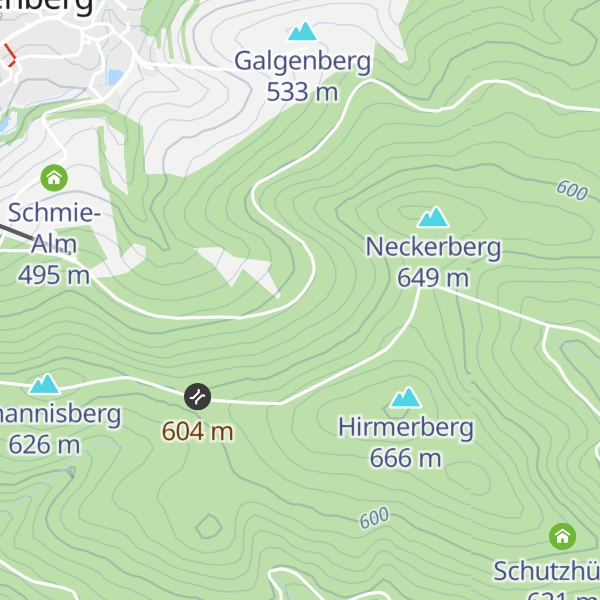 Map of Dammbach Hütte