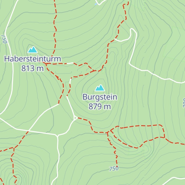 Map of Burgsteinfelsen