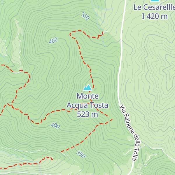 Map of Monte Acqua Tosta
