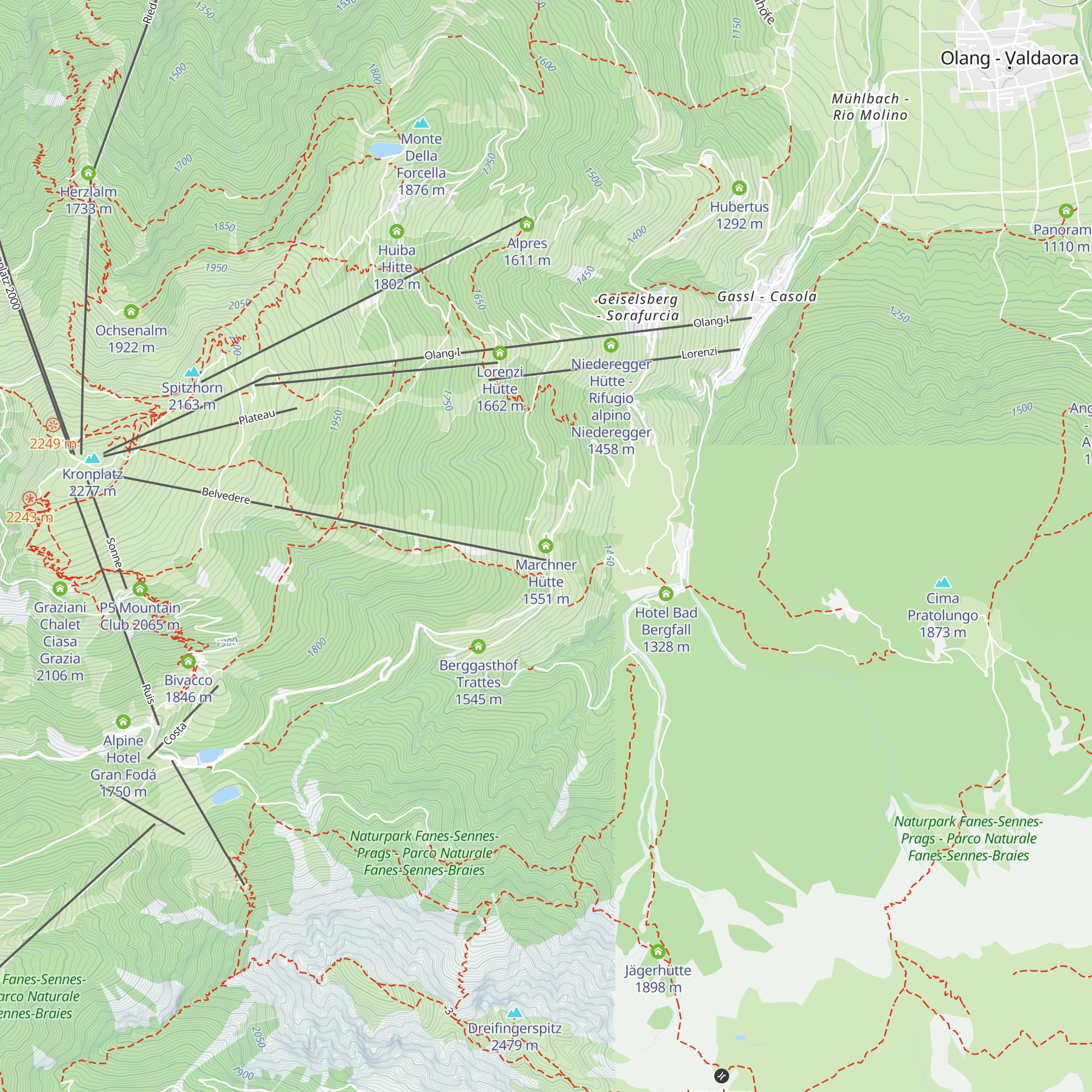 Marchner Hütte map