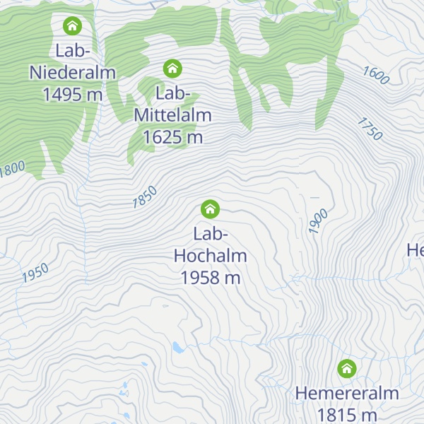 Map of Lab Hochalm