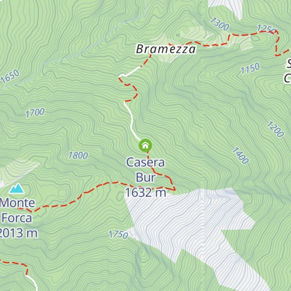 Map of Casera Bur