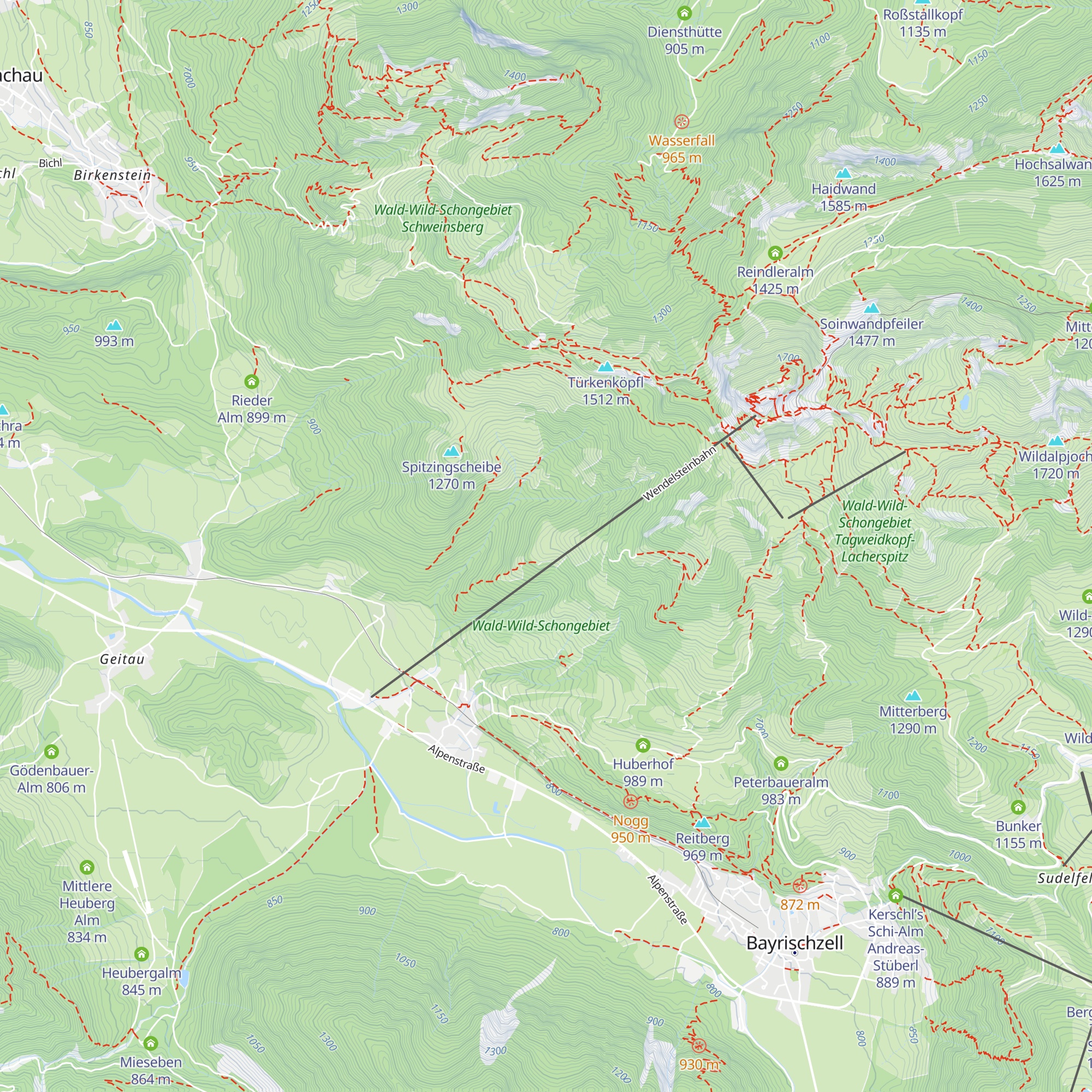 Untere Dickelalm map