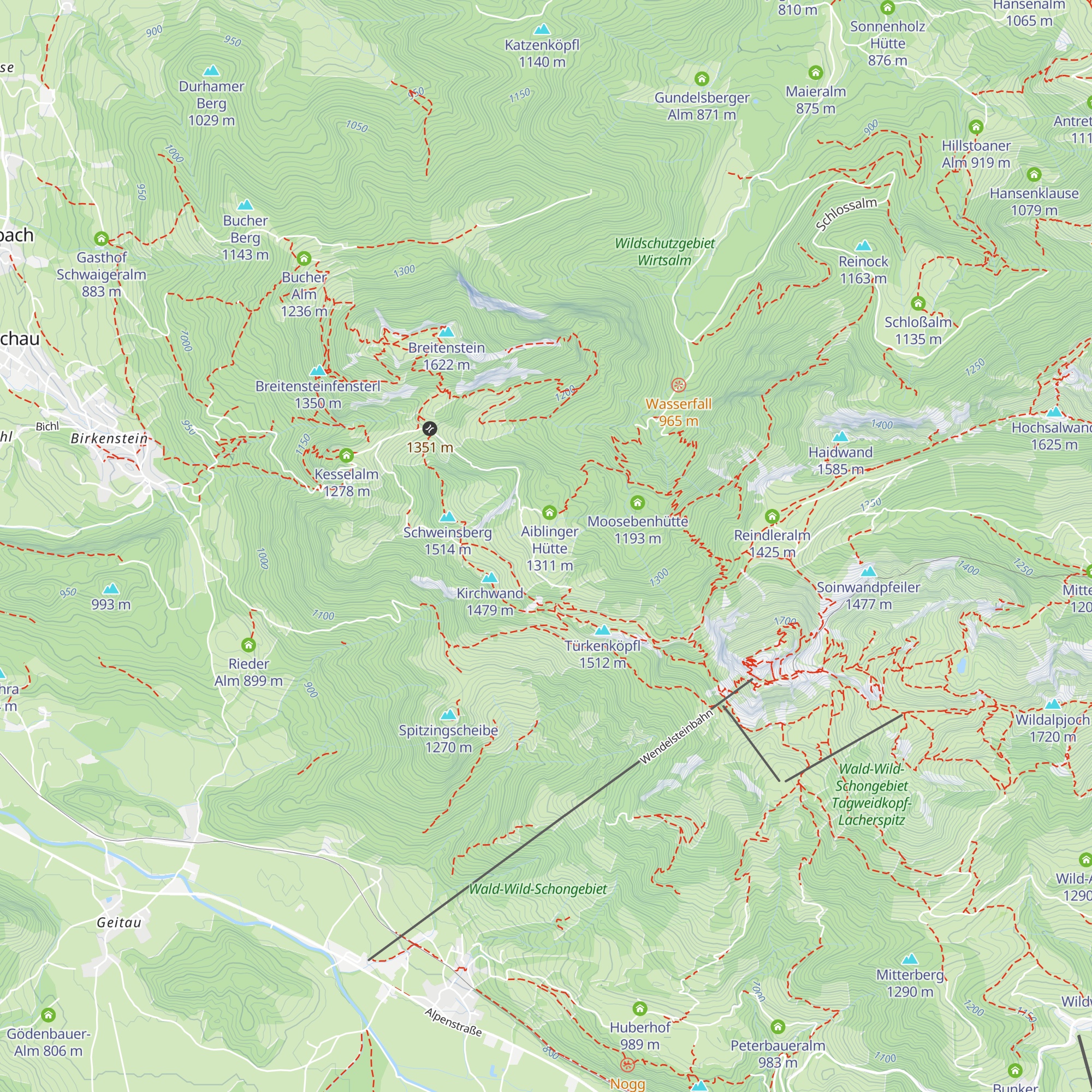 Durhamer Alm map