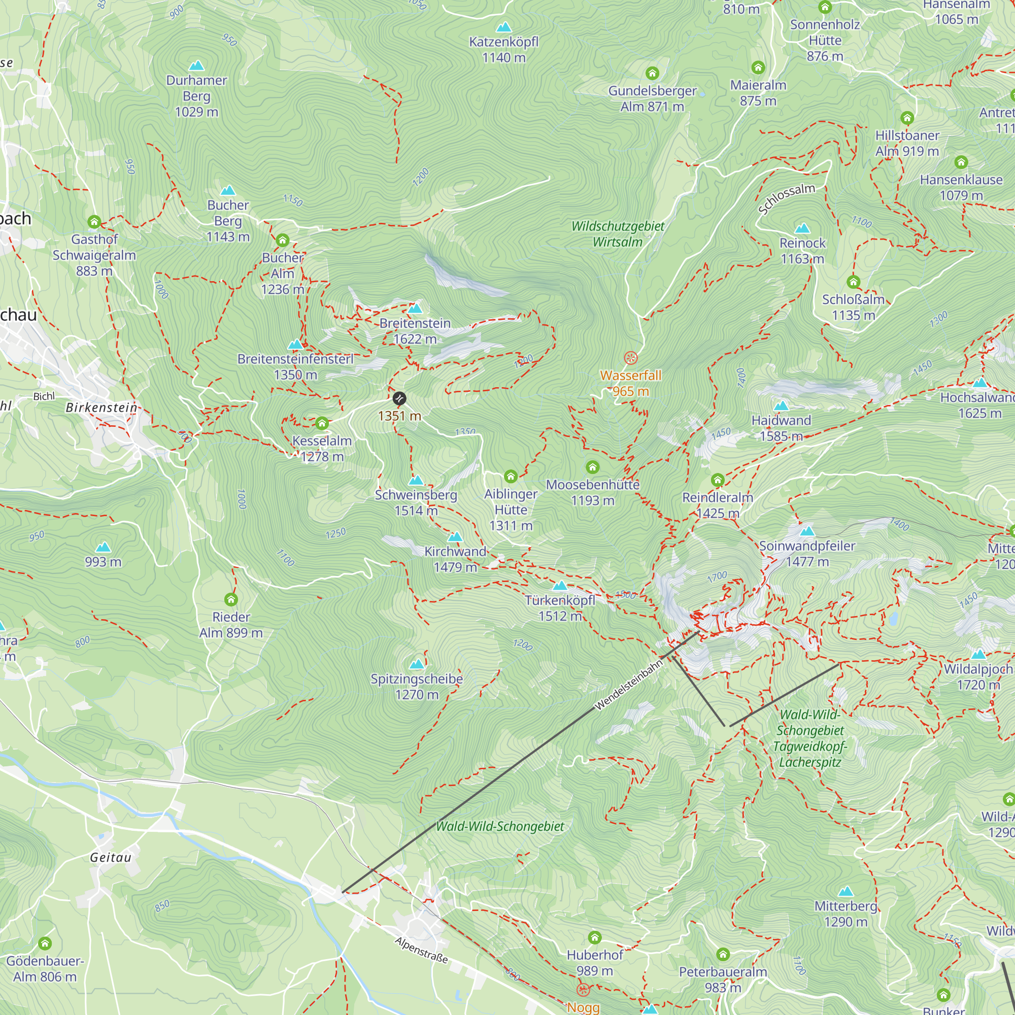 Durhamer Alm map