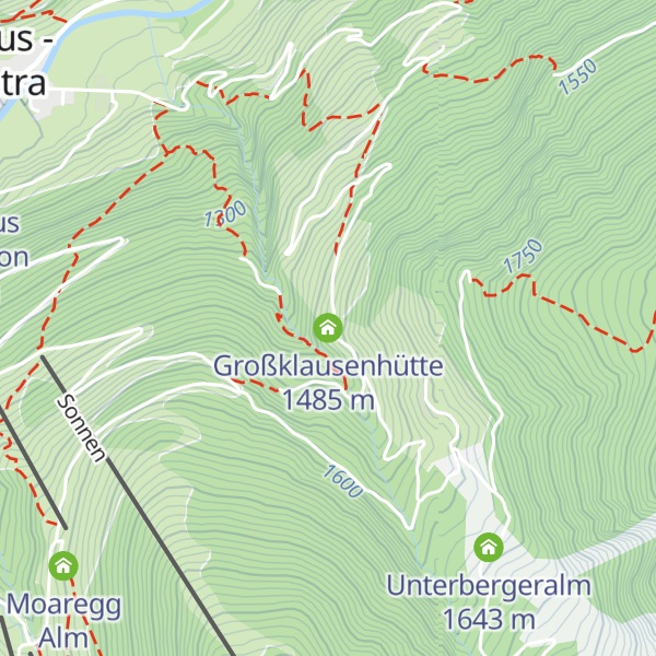 Map of Großklausenhütte