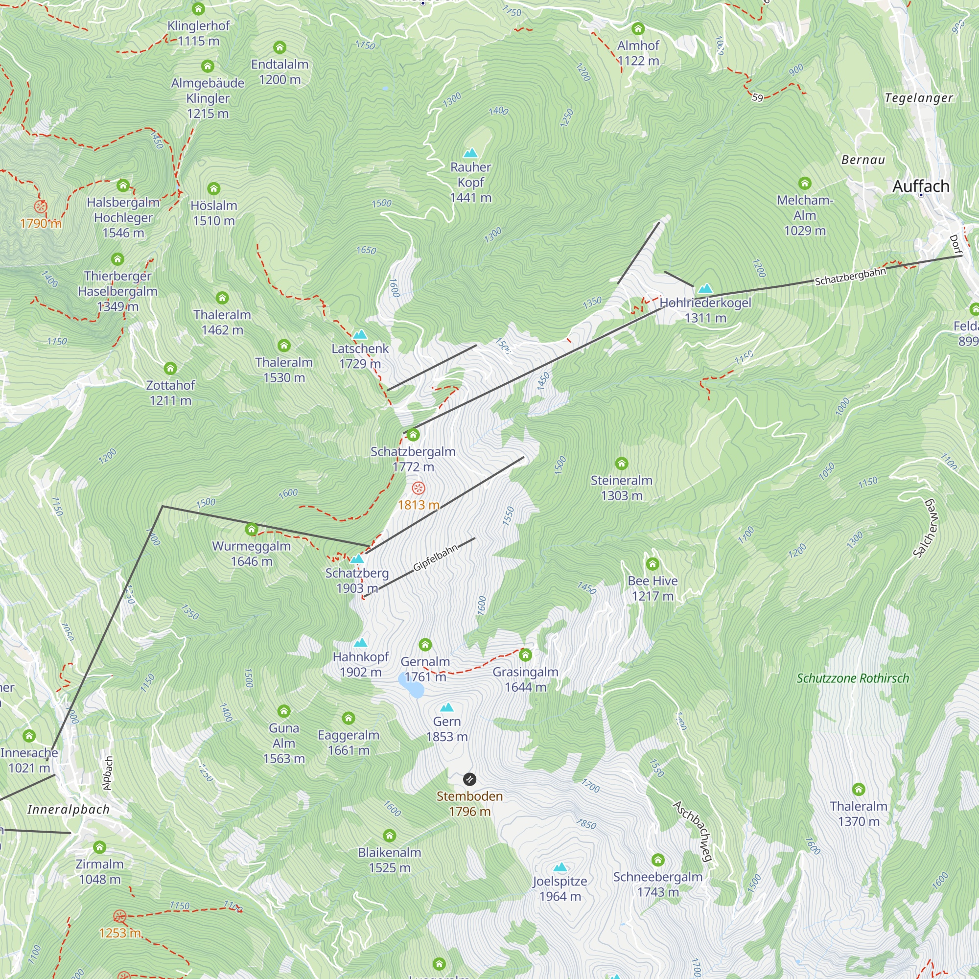 Innerkotkaseralm map