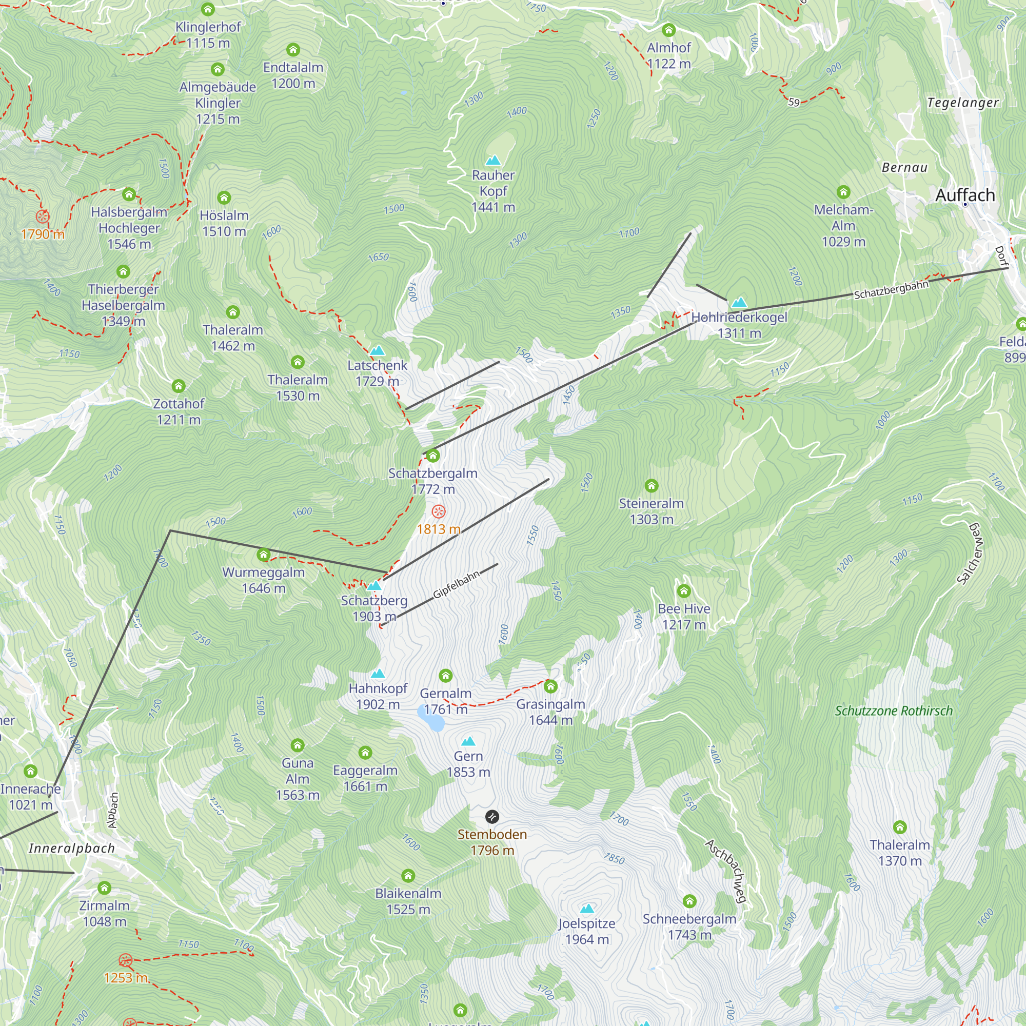 Innerkotkaseralm map