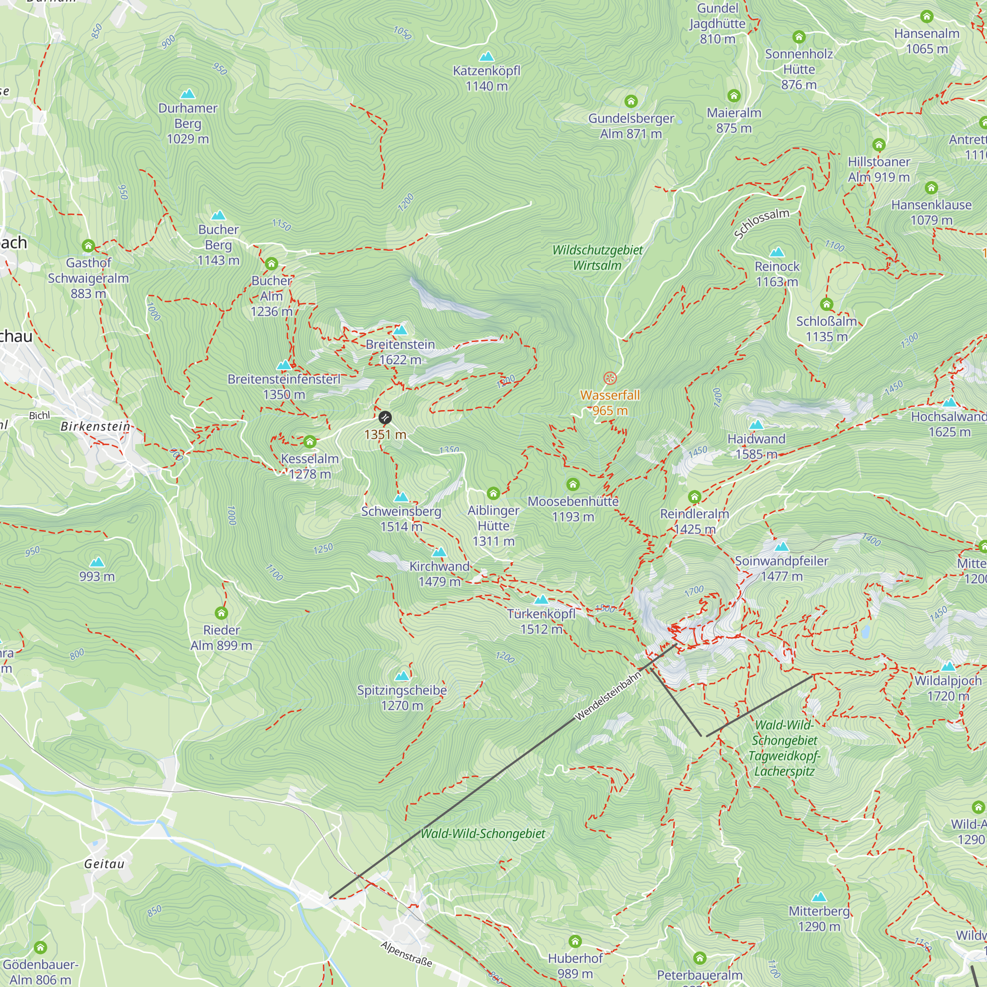 Aiblinger Hütte map