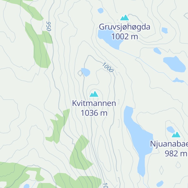 Map of Kvitmannen
