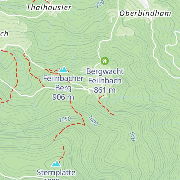 Map of Tregler Alm